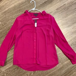 THE LIMITED Medium Ashton Blouse Fuchsia